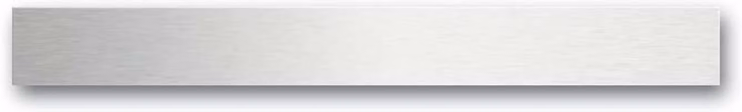 Busch-Jaeger 6352-860-101 Profilo di chiusura inferiore con sensore di temperatura e scritta, Busch-priOn® in acciaio inossidabile