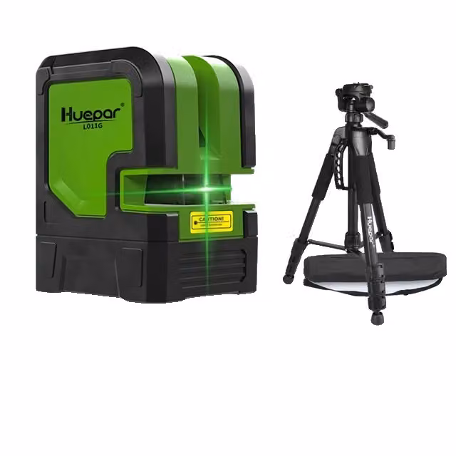 Dispositivo di livellamento laser, raggio verde, autolivellante, set 5