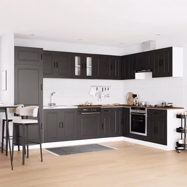 Mobile da cucina Kalmar Nero 80 x 46 x 81,5 cm 3315002