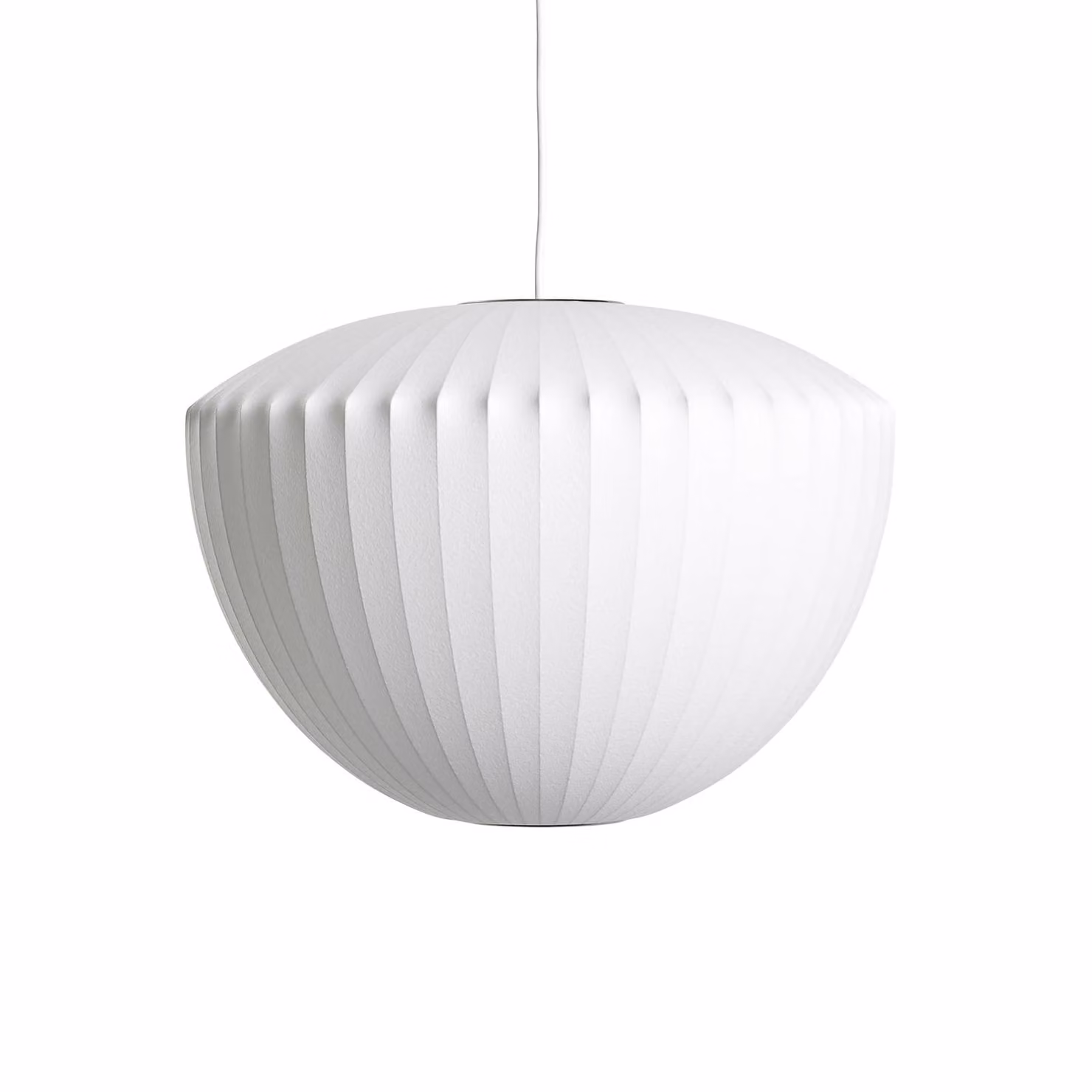 HAY Lampada a sospensione Nelson Apple Bubble, dimmerabile, Bianco / Opale, Soggiorno / Sala da pranzo, Plastica, Design, Lampada a sospensione