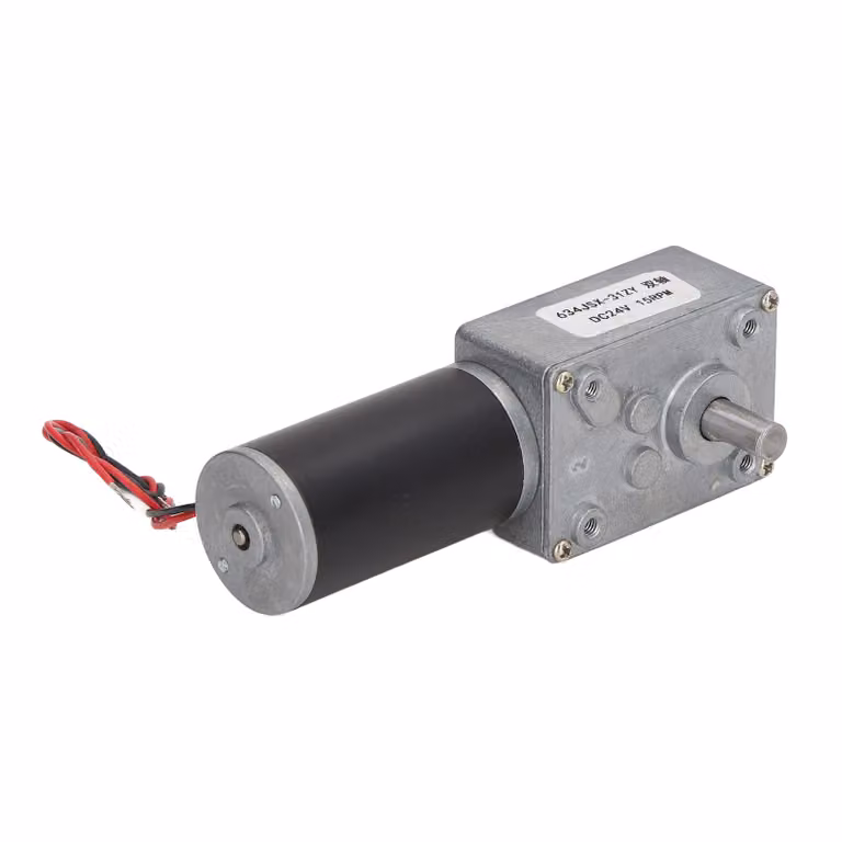 Motoriduttore, motore di riduzione della velocità, motore a ingranaggi, motoriduttore DC, motoriduttore DC 24V, motore a vite senza fine