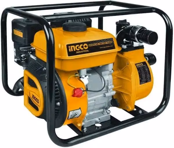 Motopompa a scoppio a benzina Ingco 7 HP 208cc Irroratrice Gialla 550 lt-min