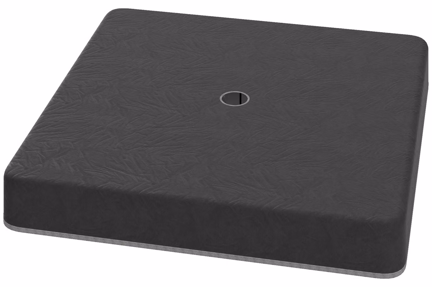 Pesi per ombrelloni – Set da 4 pezzi | Colore: Nero | Dimensioni: 89x89x10,5 cm