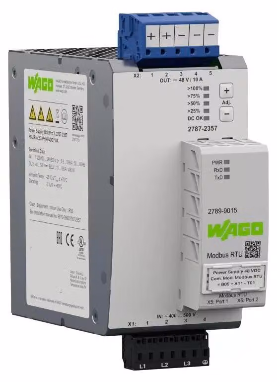 Alimentazione WAGO; Pro 2; trifase 2787-2357