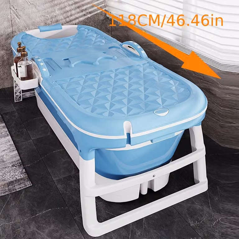 Vaschetta da bagno pieghevole - Vasca da bagno pieghevole - Vasca pieghevole - Vaschetta da bagno mobile - Vasca da bagno pieghevole e riponibile - Formato extra grande