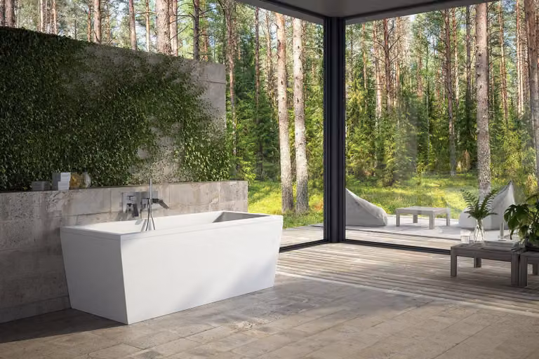 Badewannen Rechteckige Design Badewanne Weiß Moderne Badezimmer Wannen Acryl