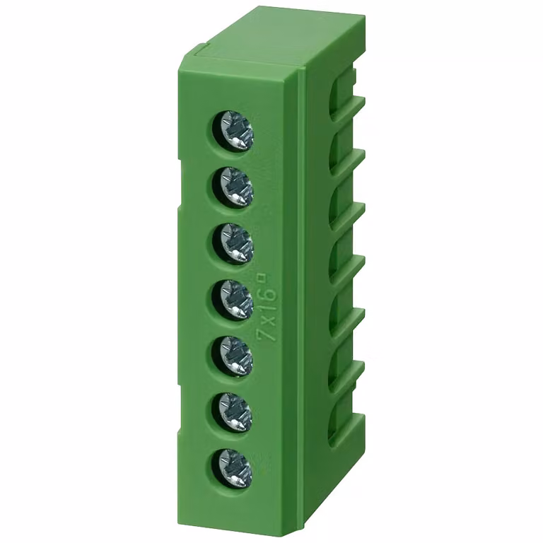 Siemens ALPHA-ZS, morsetto PE, a 7 poli, 7x 16 mm², giallo-verde 8GS40303