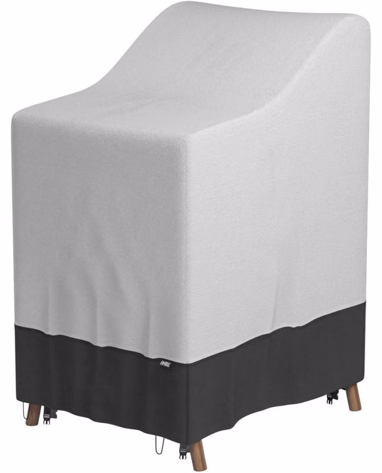 Copertura robusta e impermeabile per sedie da giardino impilabili, realizzata in tessuto 420D, adatta a tutte le condizioni atmosferiche, dimensioni 92x71x120 cm
