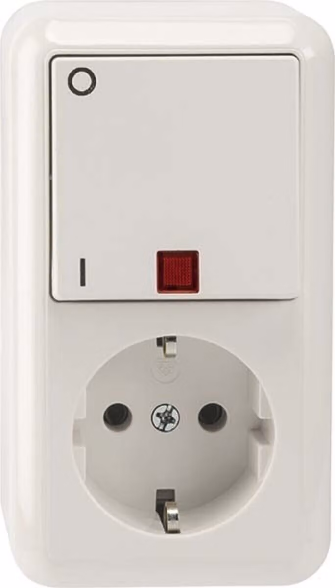 Presa di corrente Merten SCHUKO combi. MEG3499-8719