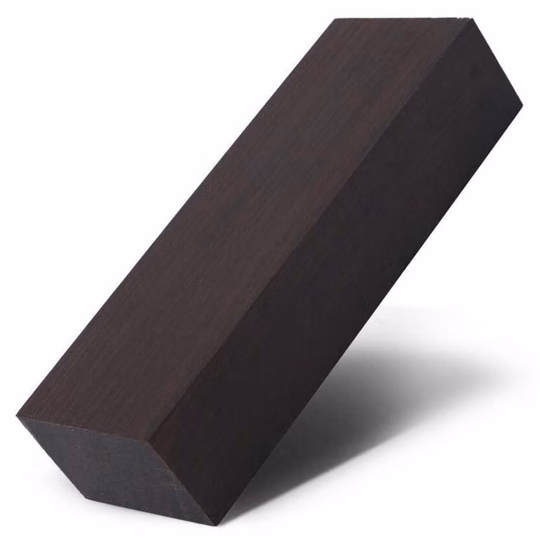 Listelli in ebano, 5 pezzi, dimensioni 120x40x25 mm, ideali per la realizzazione di maniglie artigianali