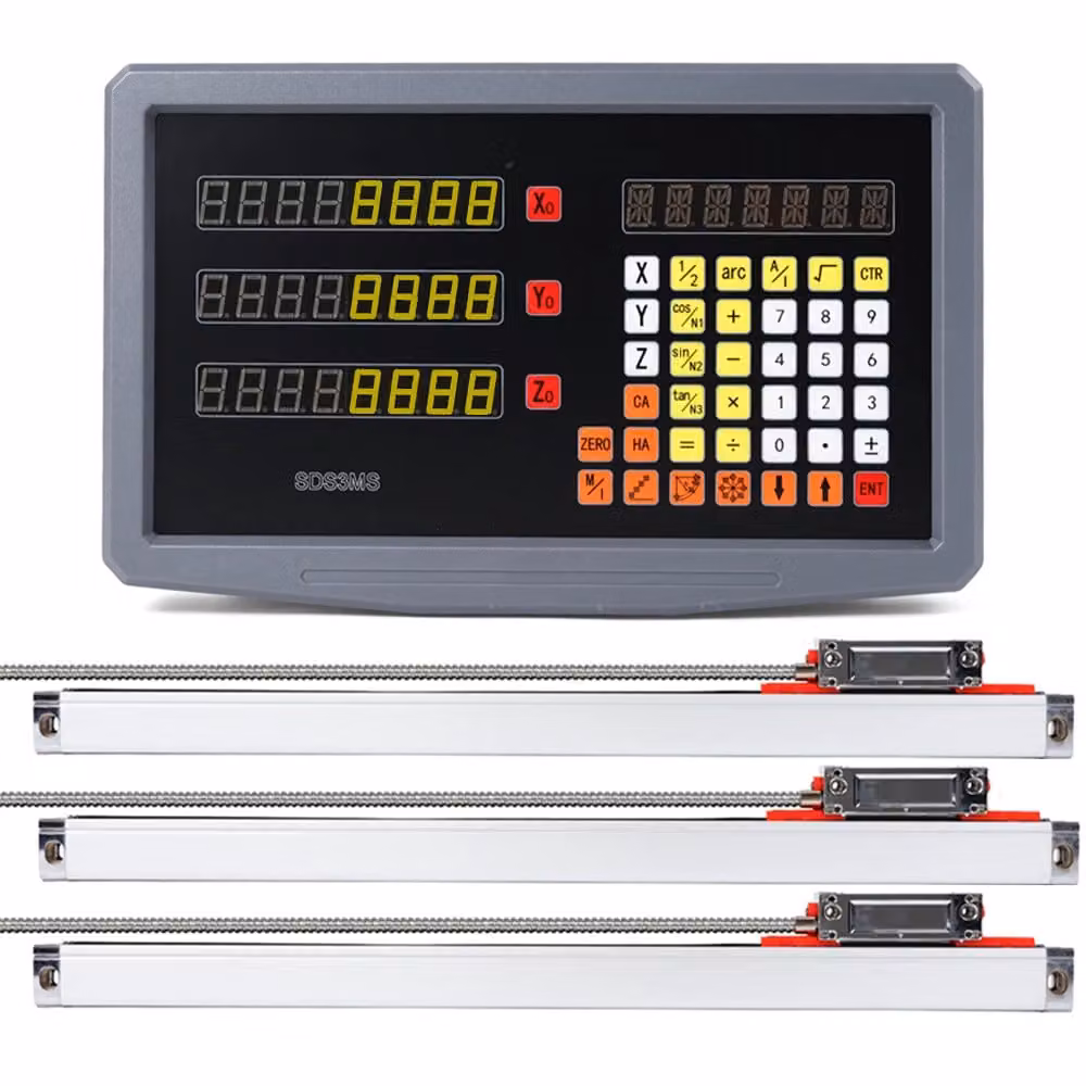 Sistema di visualizzazione digitale, misura di alta precisione, lunghezza di processo versatile, SDS3MS Dro Set