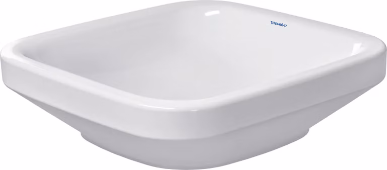 Duravit lavabo à poser DuraStyle 43cm sans trop-plein, sans plage de robinetterie, 0349430000, 0349430000