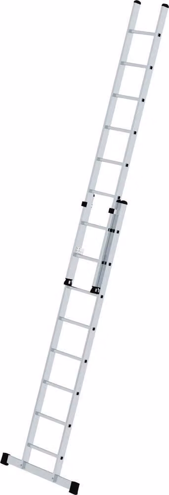 Scala a sfilo a 2 sezioni con pioli 2x8 a traversata standard