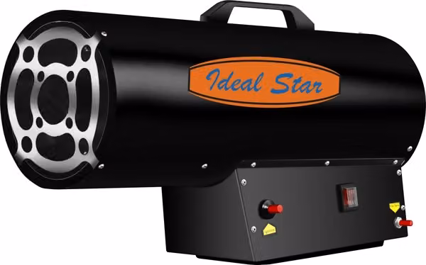 Generatore Aria Calda a Gas Ideal Standard Star 15 Kw Nero
