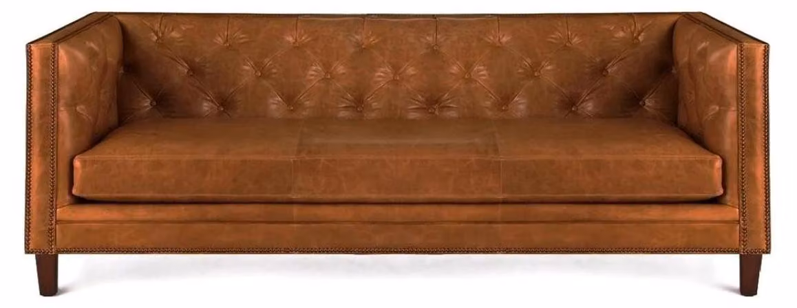 Chesterfield Wohnzimmer Sofa Design Couchen Braun Italienische Stil Möbel