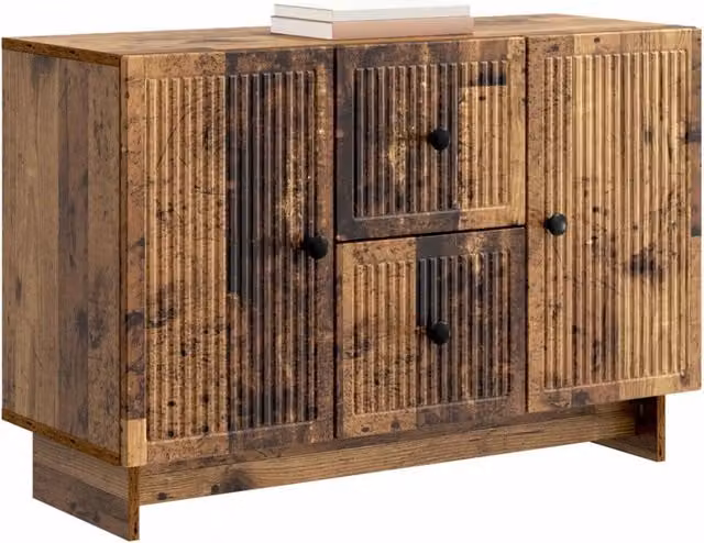 Credenza | Madia | Buffet da pranzo | Armadio da pranzo Legno antico 89 x 34,5 x 60 cm Legno ingegnerizzato