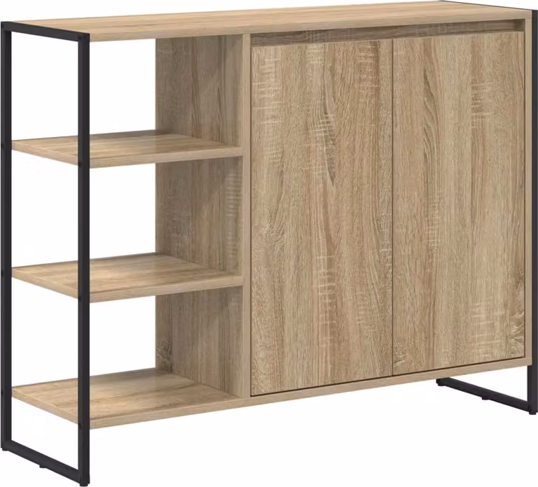 Mobile laterale Sonoma 96.5 x 30 x 75 cm Legno multistrato