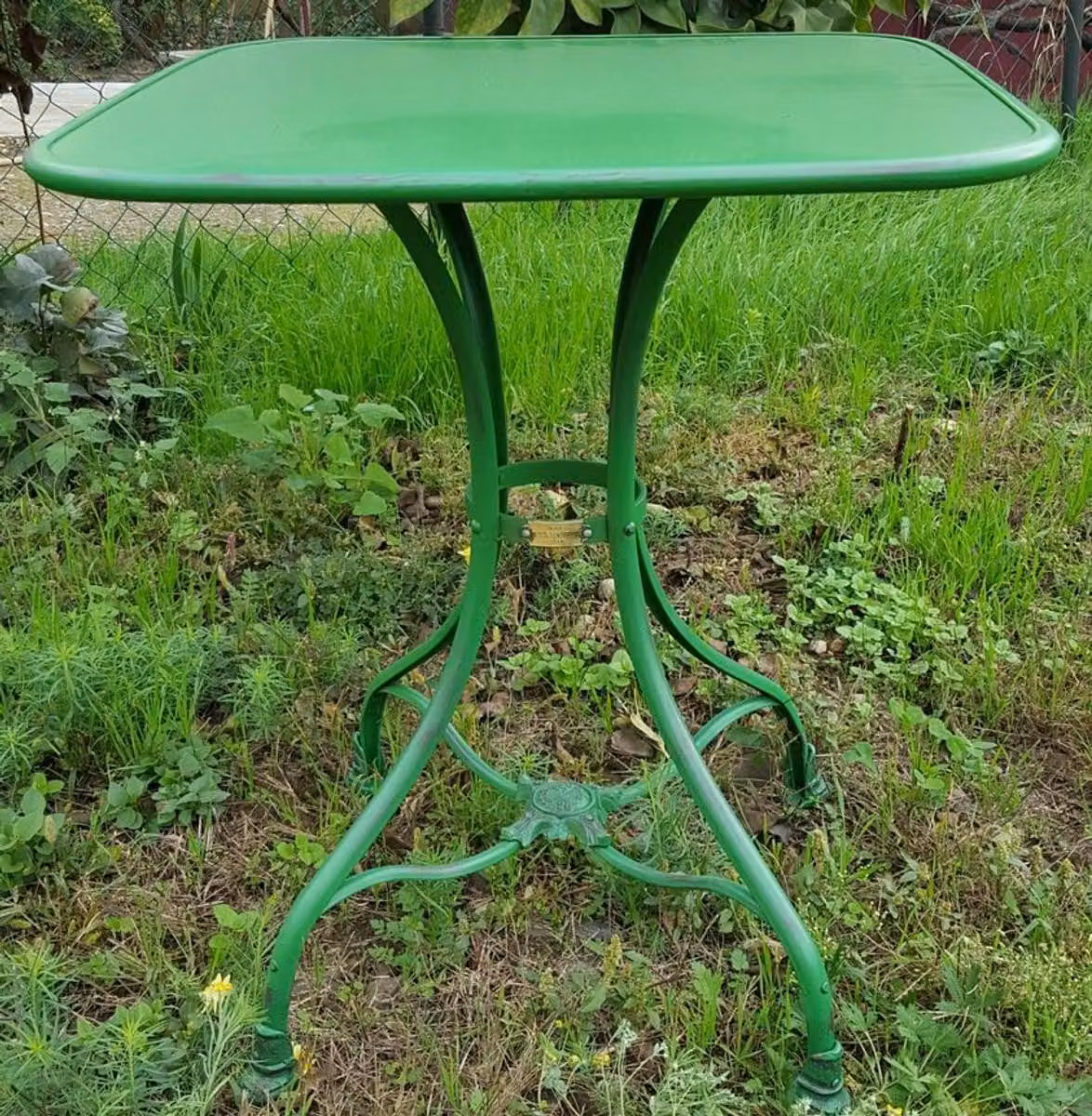 Tavolo da giardino Casa Padrino 60 x 60 x h. 75 cm - vari colori - arredo giardino in ferro battuto