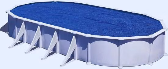 Copertura Invernale per Piscina Ovale - Nero - 1115 x 660 x 0,2 cm - Proteggi la Tua Piscina Questo Inverno