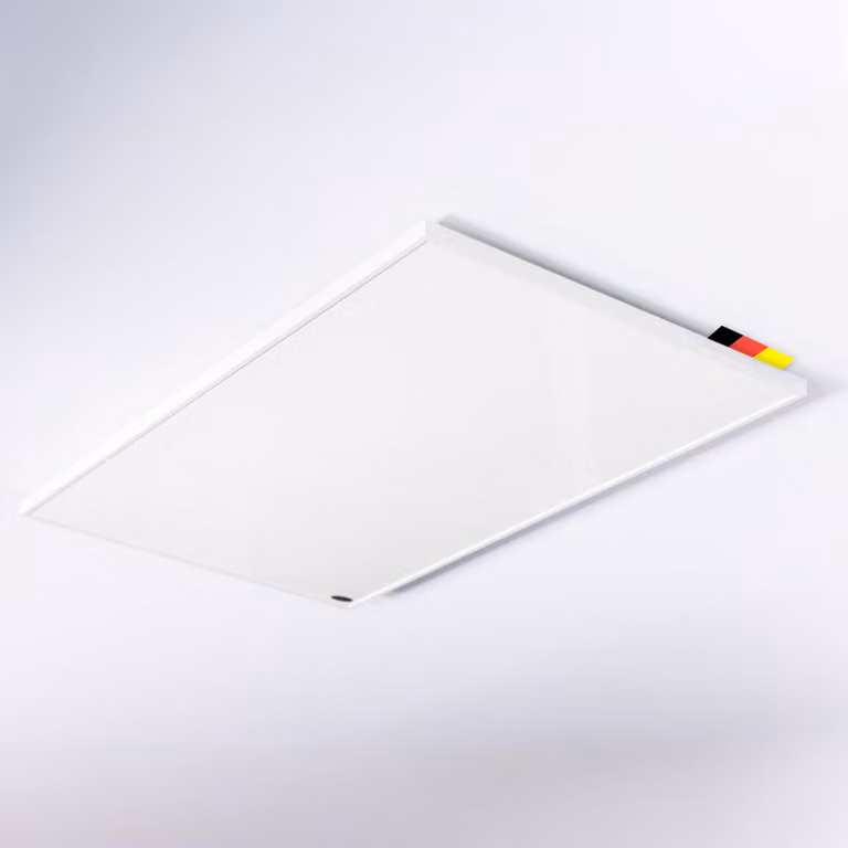 Riscaldamento a infrarossi da soffitto, 1200 Watt - Alluminio - Per uso interno - Riscaldamento a radiazione elettrica