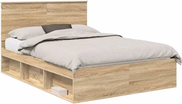 Letto matrimoniale | Letto per adulti | Struttura del letto Sonoma 140 x 200 cm Pino massello