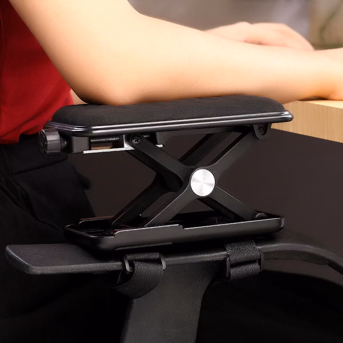 Elzusha - Cuscinetto ergonomico per bracciolo con supporto per il polso, regolabile