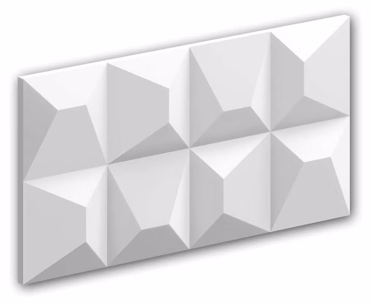 Profhome 159902-box: Set di 8 pannelli murali in cartone | 0,81 m2