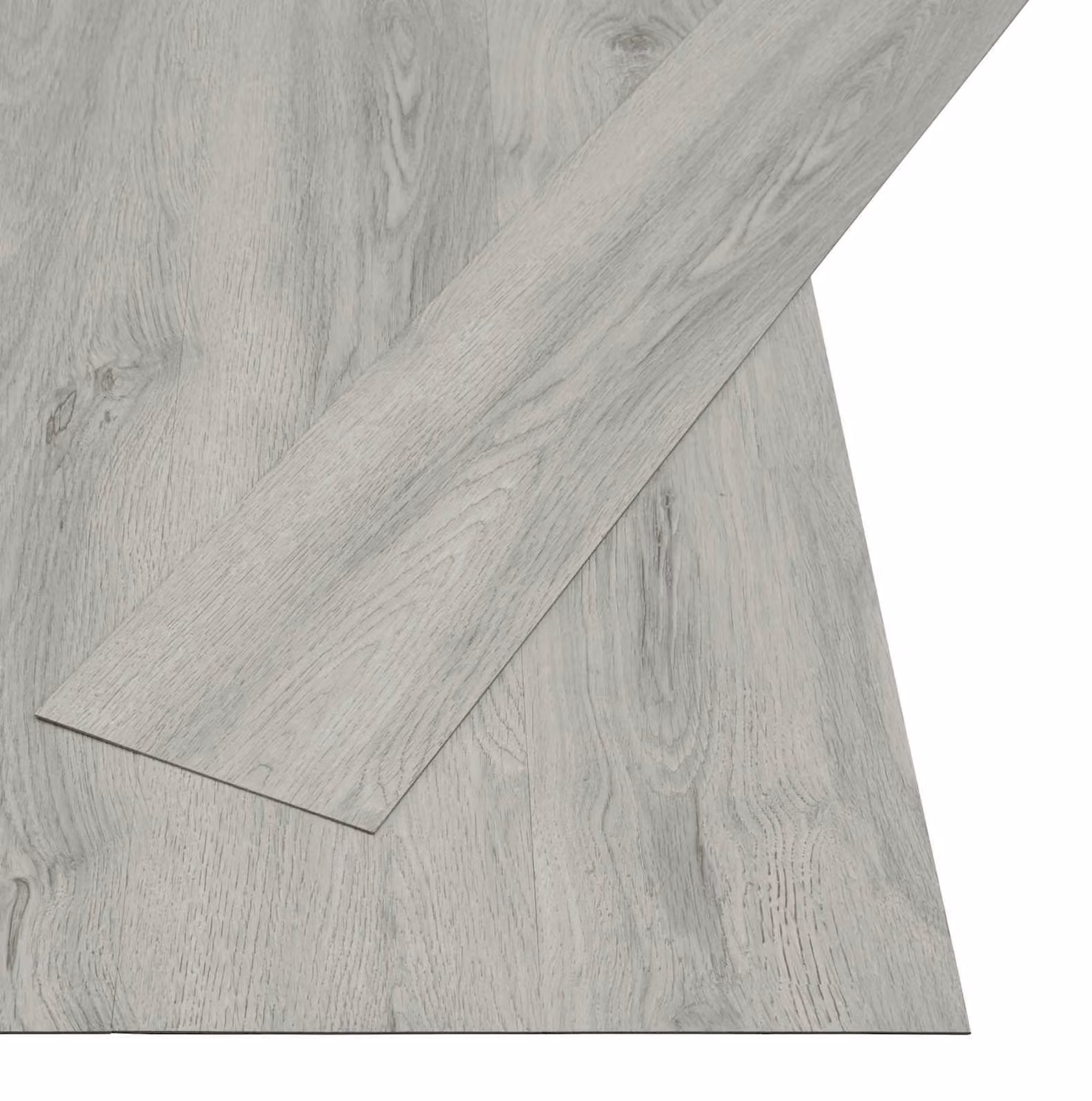 Listello per Pavimentazione Autoadesivo 32 pcs Grigio chiaro