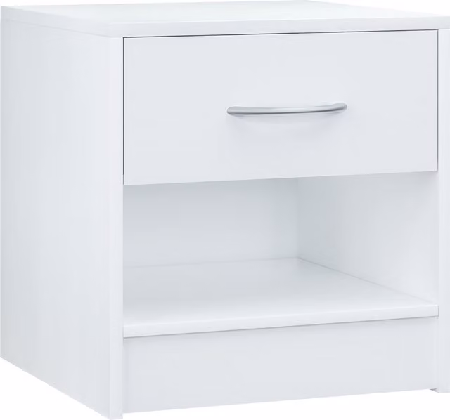 Comodino Kiel Casaria Bianco Moderno L 41 cm, P 39 cm, H 28 cm – 1