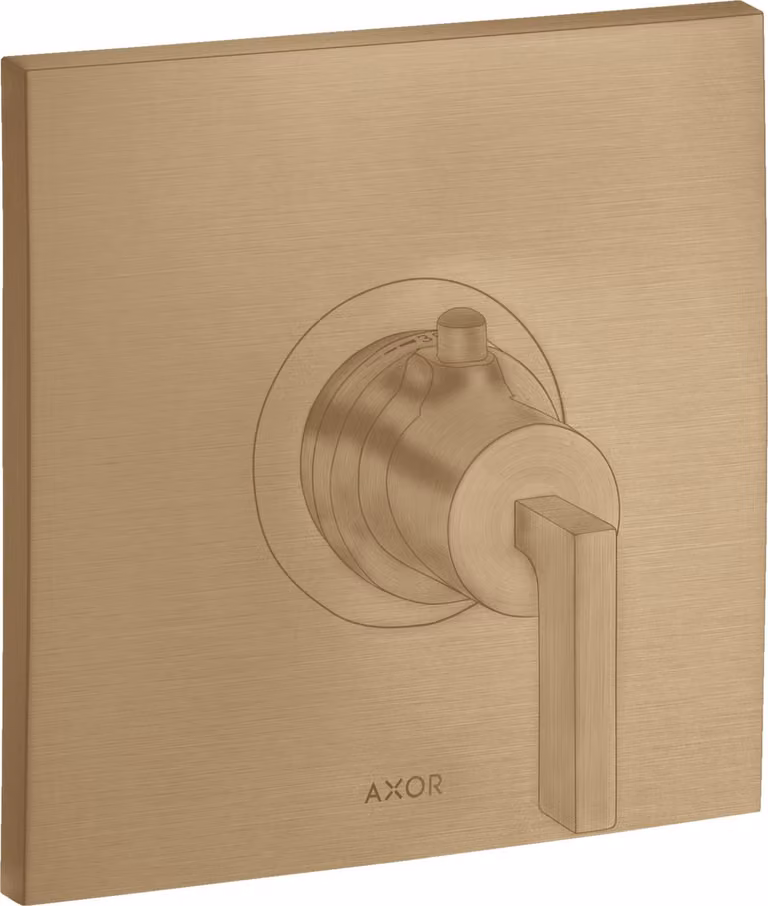 hansgrohe AXOR Citterio Thermostat 59 l/min Thermostat encastré à haut débit, poignée à levier, 39711140, 39711140