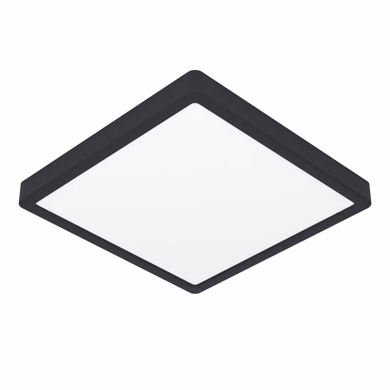 Plafoniera Moderna Fueva 5 In Acciaio Nero Led Integrato 20,5W 3000K Ip20