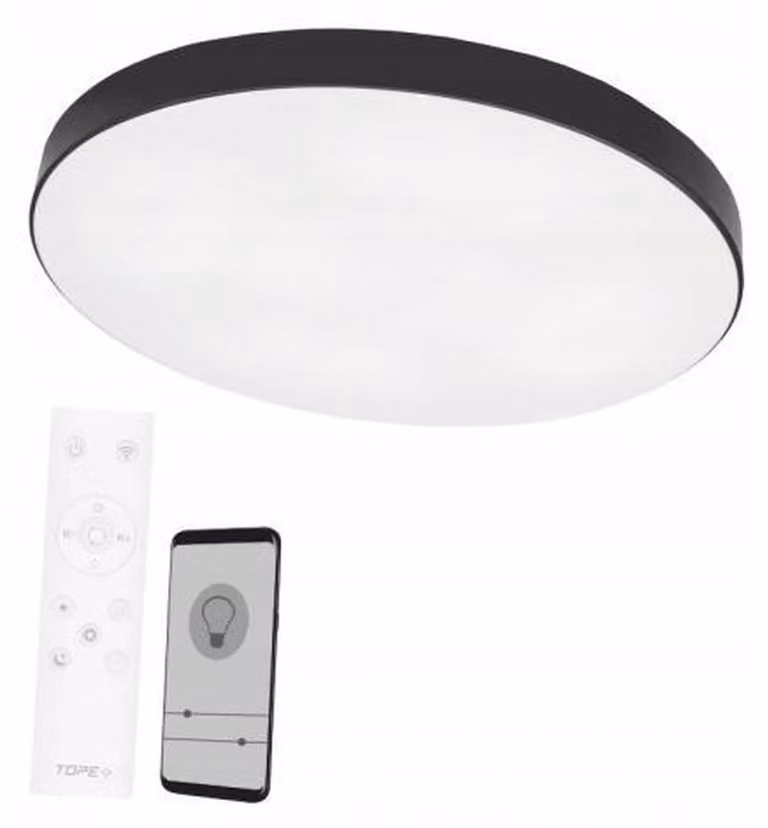 Lampada da soffitto a LED BOSTON 2x48W D60RC nera