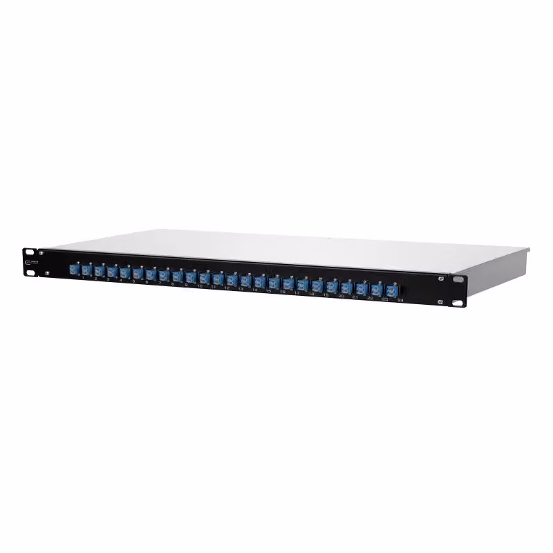 Metz Connect OpDAT fix pannello di permutazione VIK 24xLC-D (blu), OS2, nero 1502507424-B