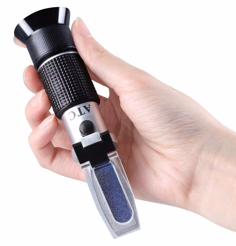 Rifrattometro 4-in-1 per antigelo per radiatori e acido delle batterie