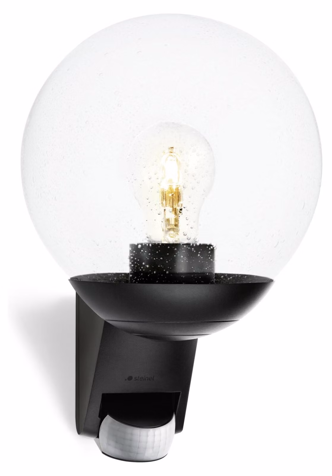 Steinel applique da esterno L 585 S nero, rilevatore di movimento a 180°, classico, senza lampadina, 005535