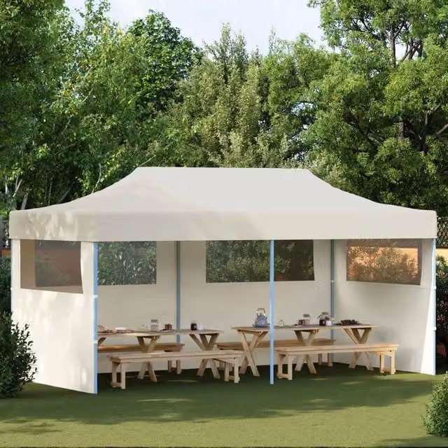 Tenda Party-Tenda da festa Crema 291 x 580 x 315 cm Tessuto Oxford 270344