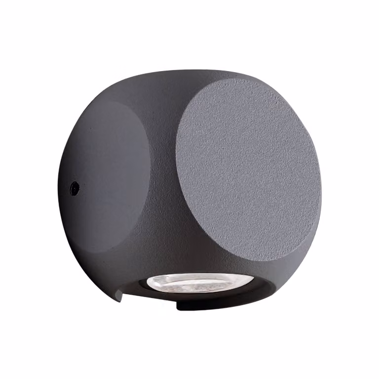 Viokef Applique da esterni a LED Ballito, Nero, Alluminio, Applique LED da esterni