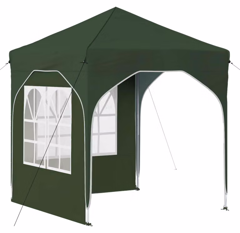 Tenda per feste a pop-up 192 x 192 x 245 cm Verde