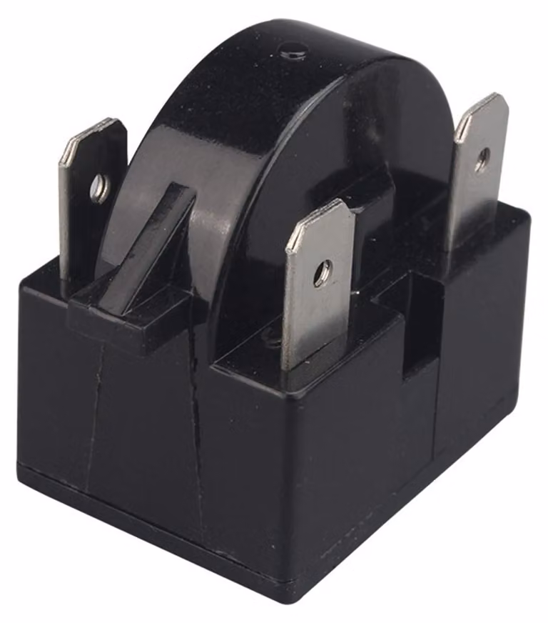 Avviatore per compressore di frigorifero, relè, 15 Ohm, 3 poli, modello QP2-12/15