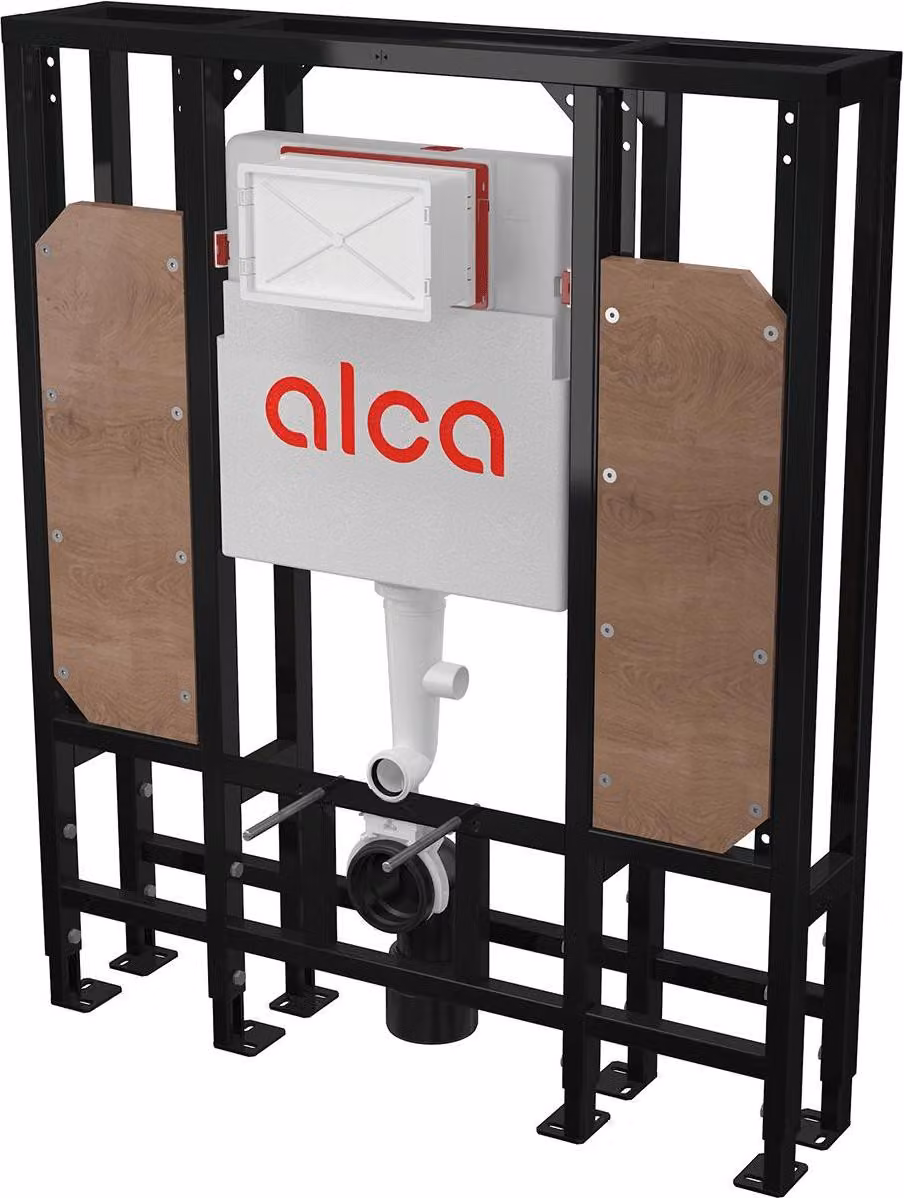Alcadrain AM116/1300H Solomodul Vorwandinstallationssystem für Trockenbau (freistehend) – für Personen mit eingeschränkter Mobilität
