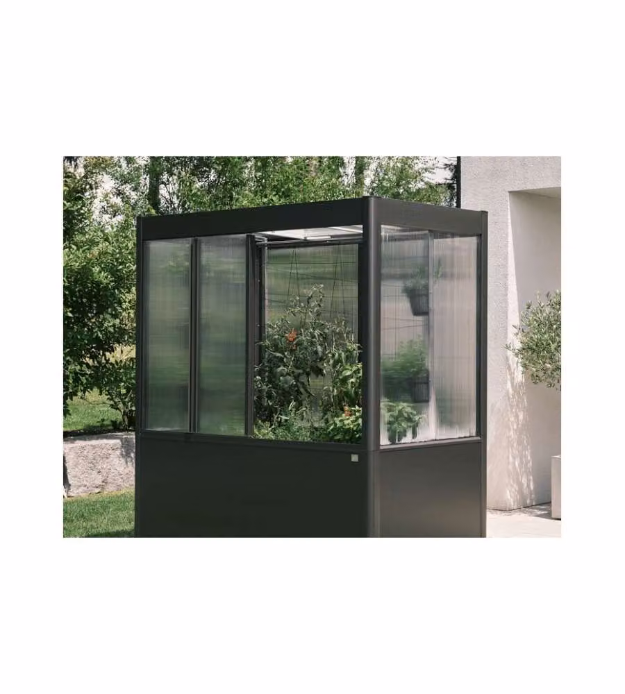 Biohort Struttura Rampicanti per Serra 150x150 cm Nero e Argento
