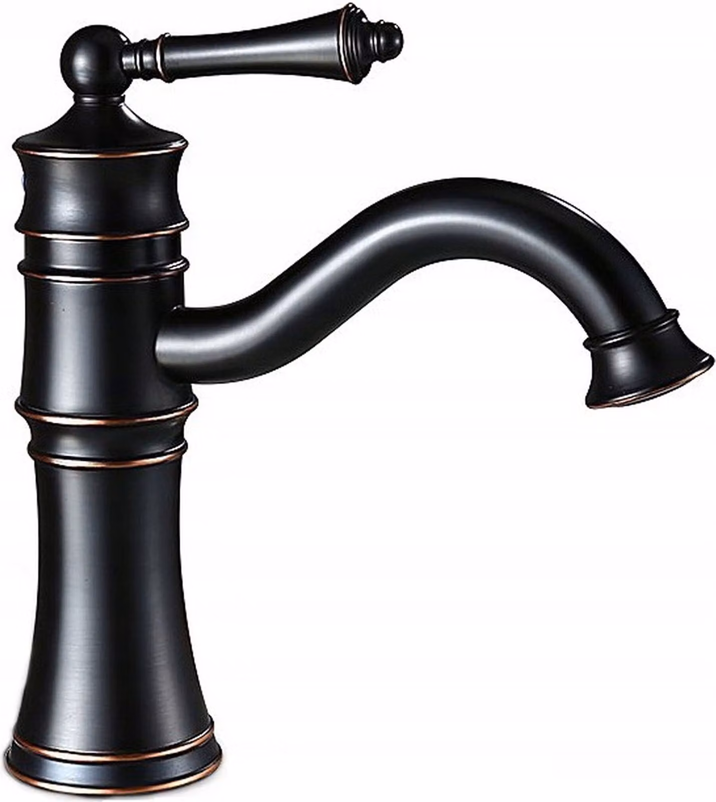 Rubinetto da Bagno Rea Vintage Old Black Low