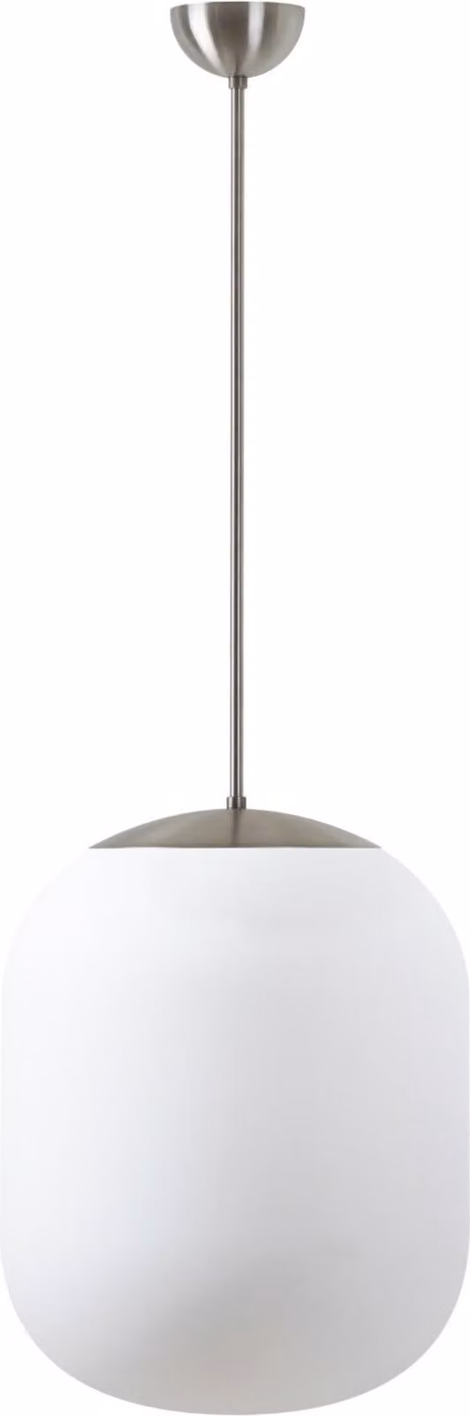 OSMONT TAN68200 TANIA P2 apparecchio a sospensione in vetro acciaio inox spazzolato/bianco IP40 3000 K 41W LED