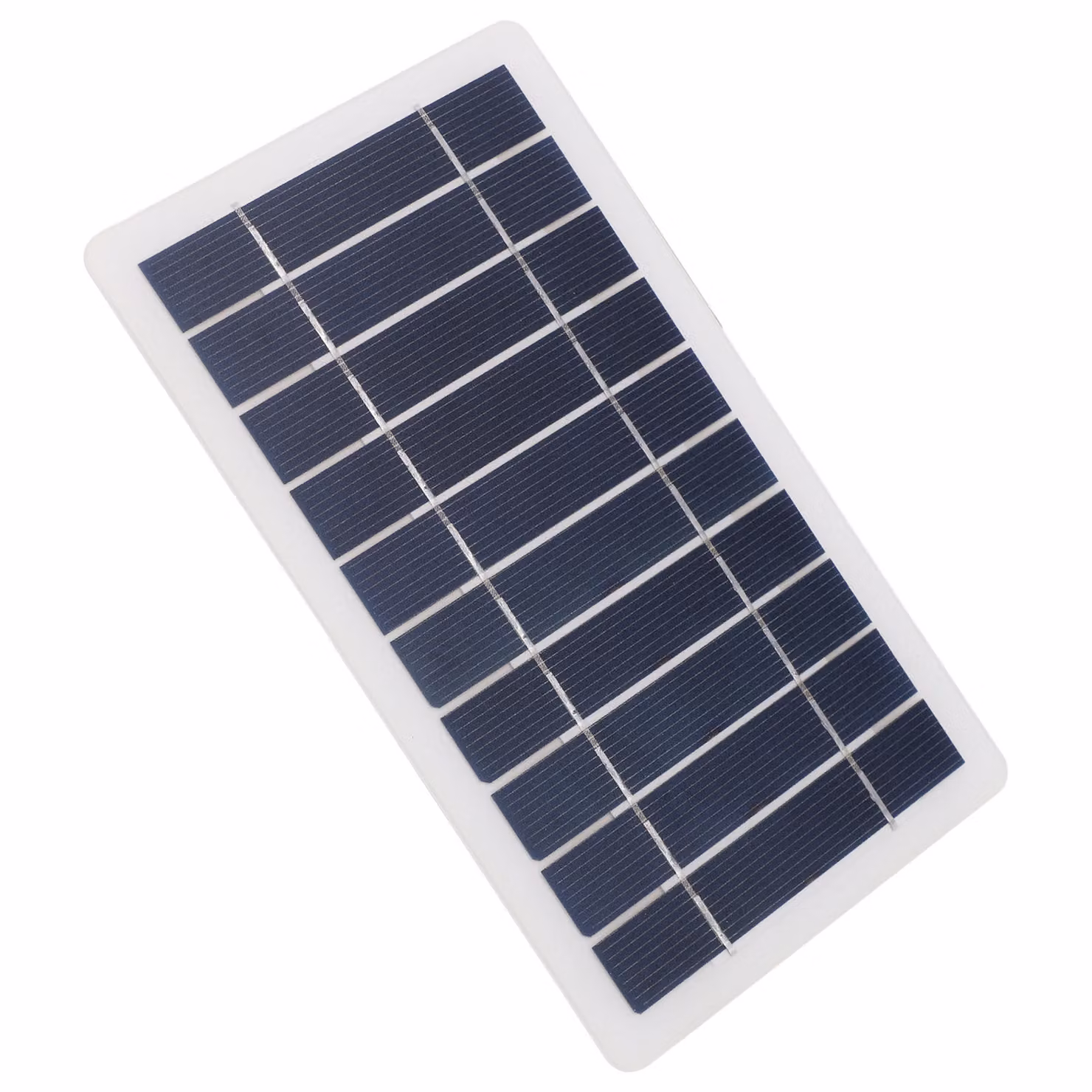 Caricabatteria con pannello solare 5W Pannello solare USB professionale in silicio monocristallino ad alta potenza per laptop, radio e telefoni cellulari