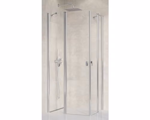 Un lato della cabina doccia Ravak Chrome CRV2-110 alu+trasparente 1QVD0C00Z1