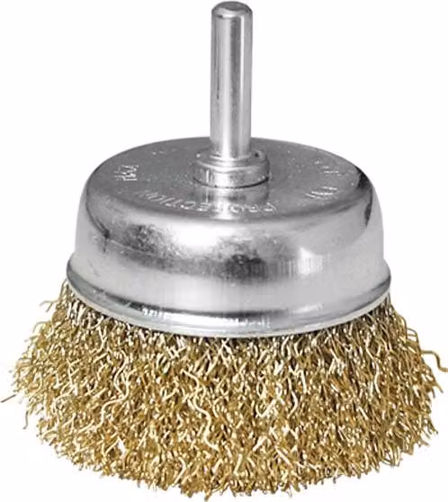 Spazzola rotante Extol Craft (17057) Ø 63 mm, filo crimpato S 0,3 mm, albero 6 mm