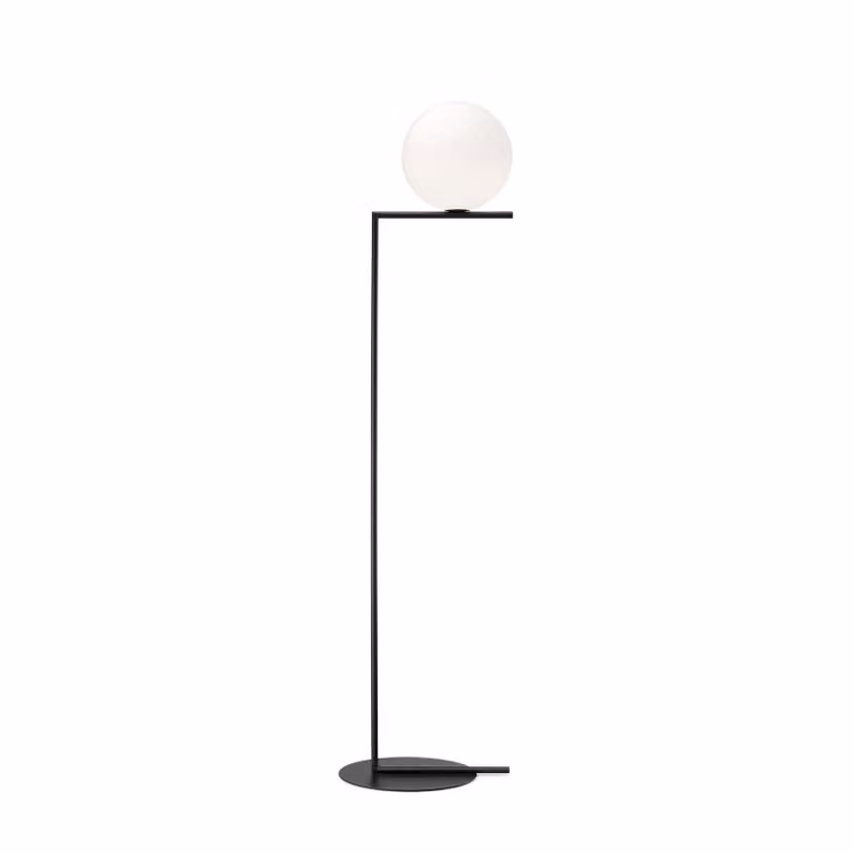 Flos - IC Lights F2 - Lampada da terra - Nero