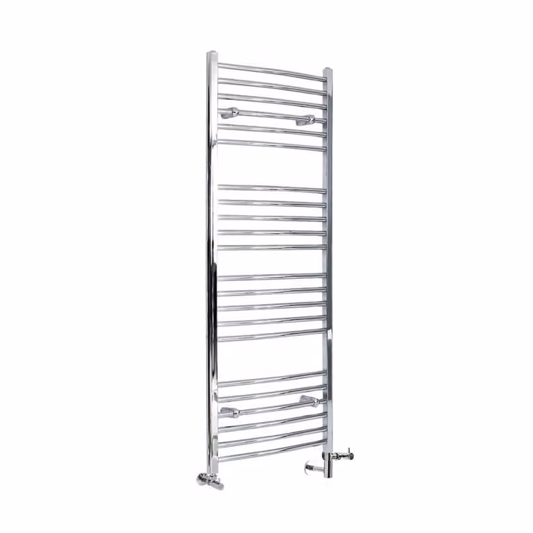 Scaldasalviette Misto Curvo - Termoarredo Bagno Cromato - 1600 x 500mm - 420W - Kent