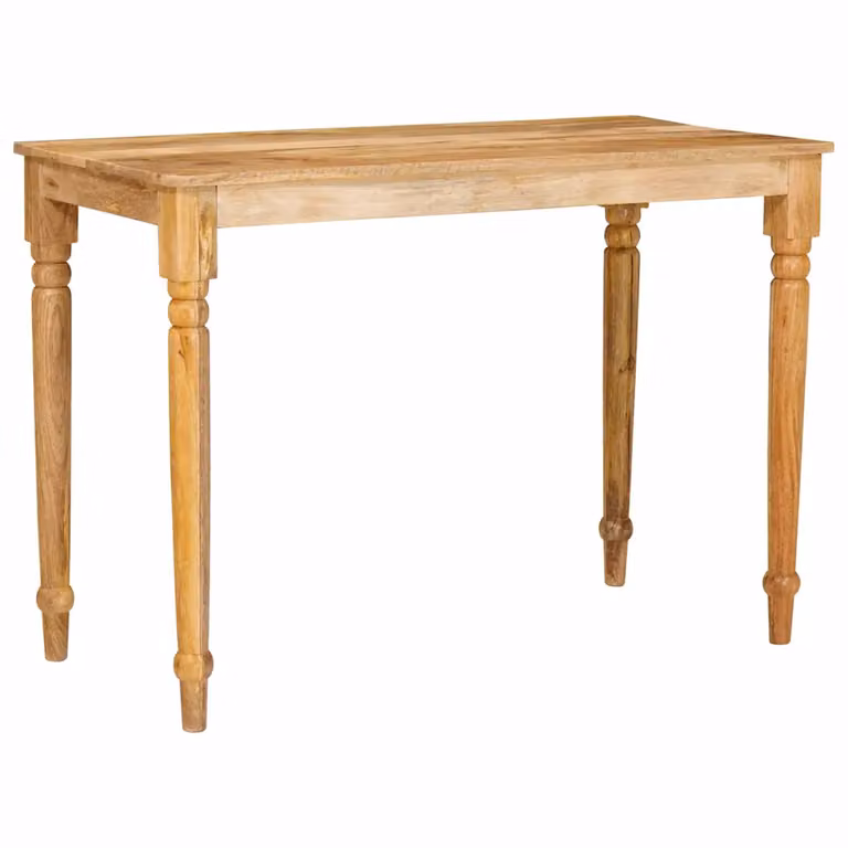 vidaXL Tavolino da salotto moderno in legno di mango marrone L: 110 cm, P: 55 cm, H: 77 cm