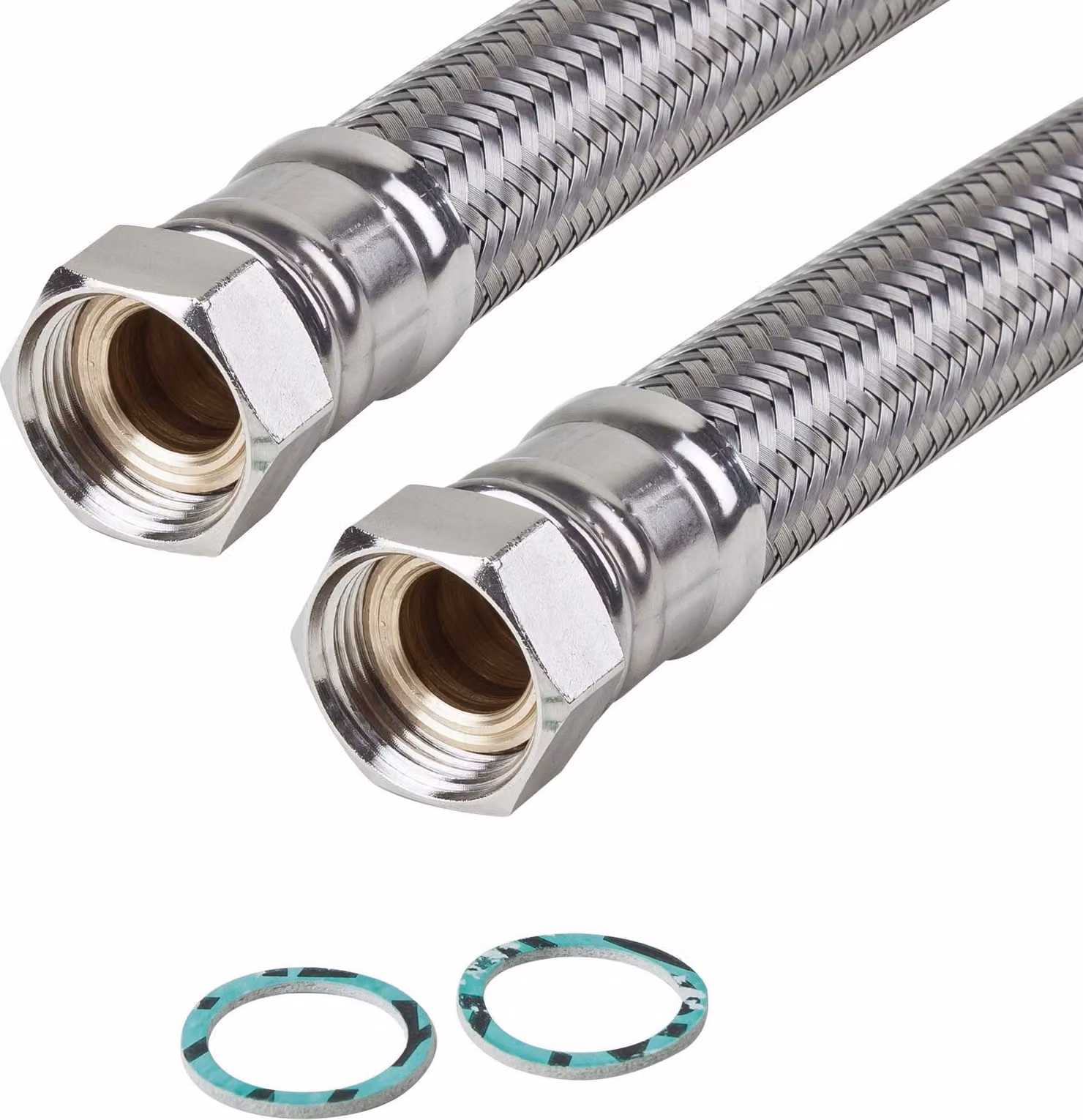 Tubo corazzato in acciaio inox 1 1/4" di pollice DN32 300 mm - 3000 mm